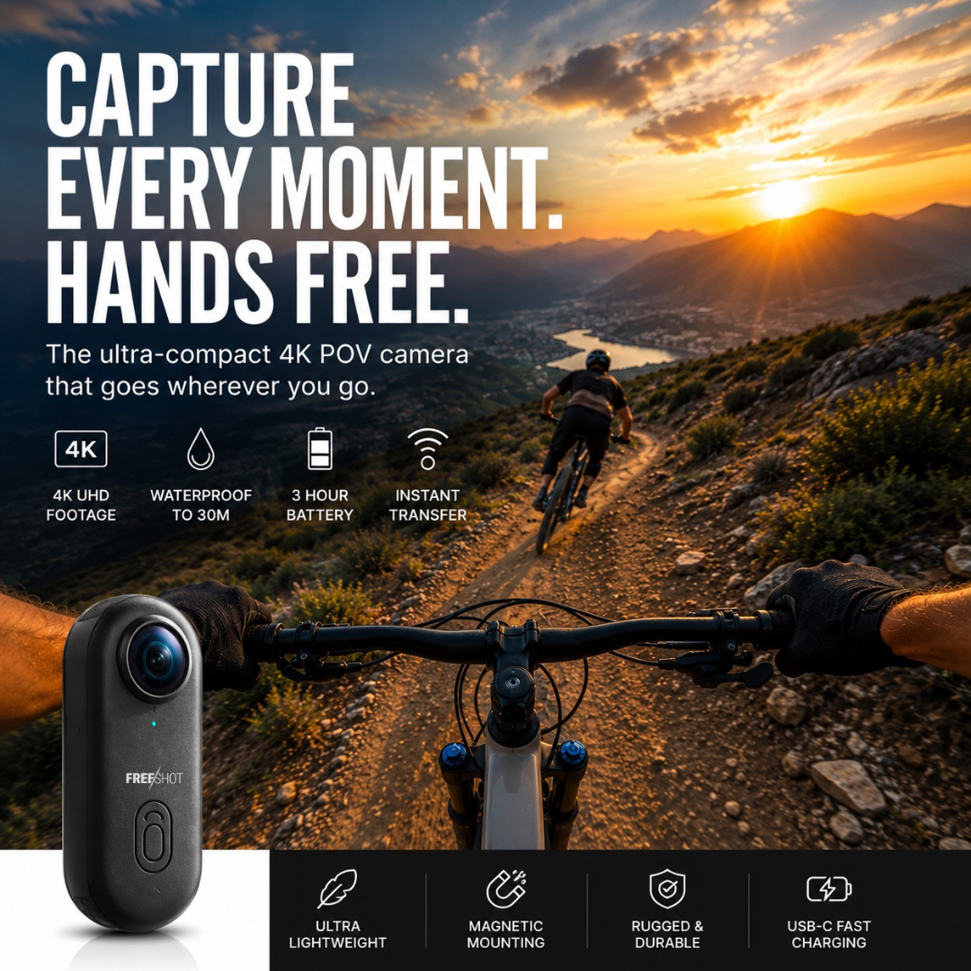Freeshot™ - 4K Wearable Camera